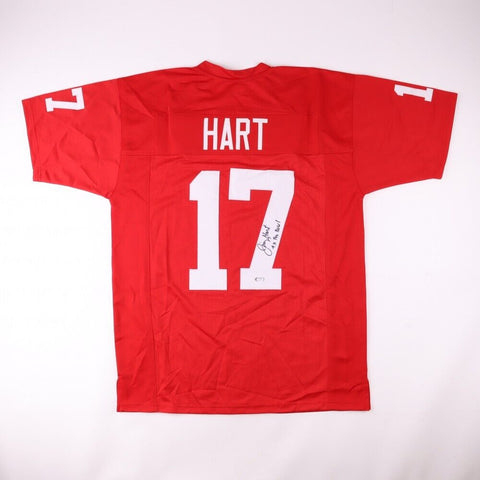 Jim Hart Signed St. Louis Cardinals Jersey (PSA COA) 4xPro Bowl Quarterback