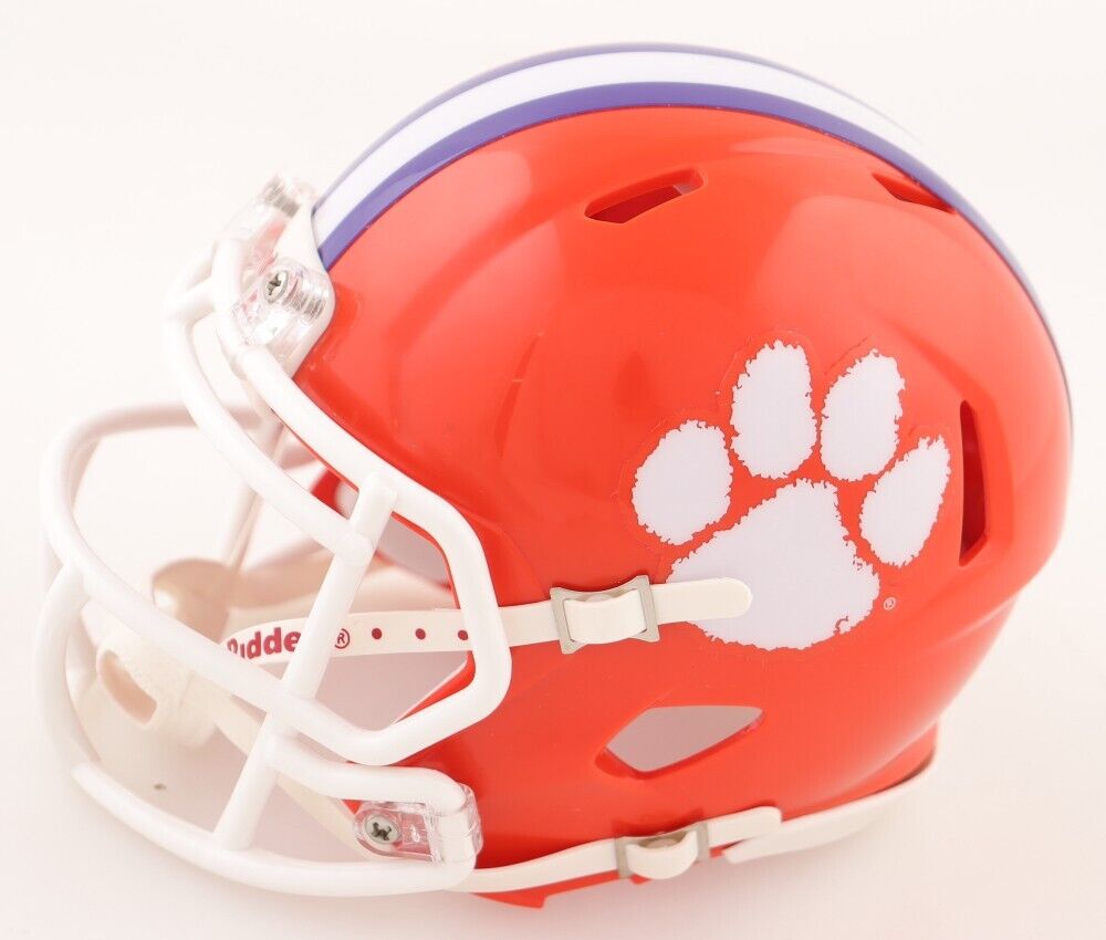 William Perry Signed Clemson Tigers Mini Helmet (Beckett) 1985 Chicago –