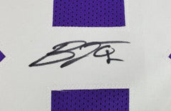 BJ Ojulari “Geaux Tigers” Signed LSU Tigers Purple Jersey (JSA COA) Cardinals LB