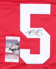 Braxton Miller Signed Ohio State Buckeyes Jersey (JSA COA) 2015 National Champs