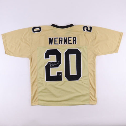 Pete Werner Signed New Orleans Saints Jersey (Beckett) 2021 2nd Round Pick / L.B