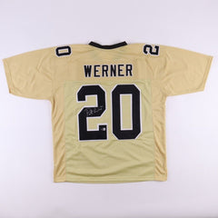 Pete Werner Signed New Orleans Saints Jersey (Beckett) 2021 2nd Round Pick / L.B