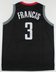 Steve Francis Signed Houston Rockets Black Jersey (JSA COA) 3xAll Star Guard