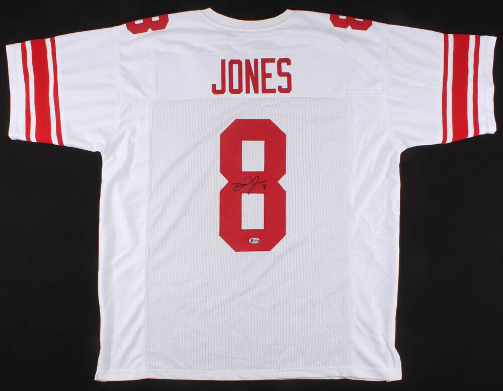 Daniel Jones New York Giants Signed Autograph Custom Jersey White