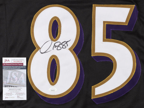 Derrick Mason Signed Baltimore Ravens Jersey (JSA COA) 2xPro Bowl Wide Receiver