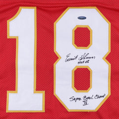 Emmitt Thomas Signed Cheifs Jersey HOF 08 & Super Bowl Champs IV  (Tristar Holo)