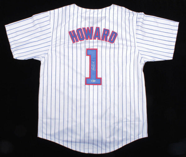 Ed Howard Signed Chicago Cubs Jersey (Beckett COA) 2020 1st Rnd Pk / S –