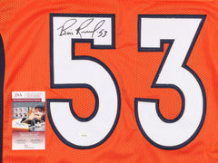 Bill Romanowski Signed Denver Broncos Jersey (JSA COA) 4xSuper Bowl Champion