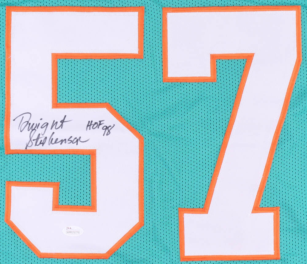 Miami Dolphins Dwight Stephenson Autographed Signed Inscribed Jersey J –  MVP Authentics