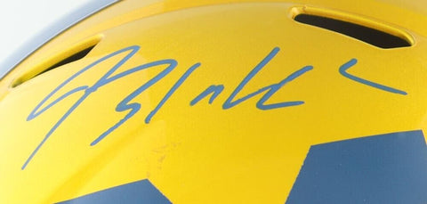 Blake Corum Signed Michigan Wolverines Flash Alternate Speed Full-Size Helmet