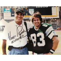 Vince Papale Signed Philadelphia Eagles Jersey Inscribed Invincible (JSA)