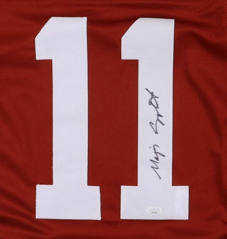 Major Applewhite Signed Longhorns Jersey (JSA COA) Texas Quarterback 1998–2001