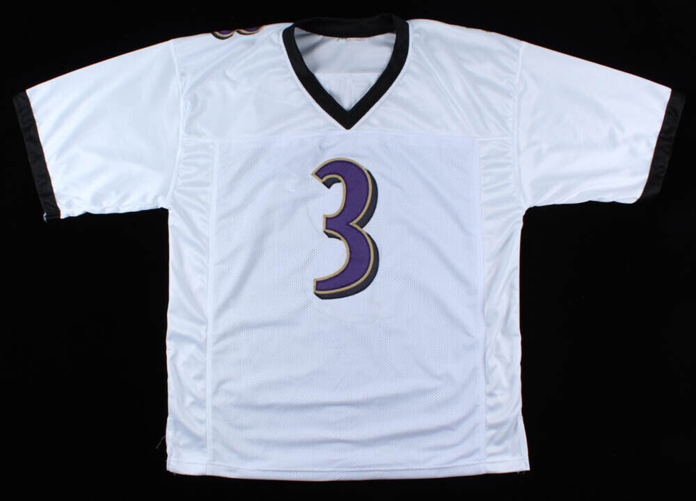 MATT STOVER WHITE Autographed BALTIMORE RAVENS CUSTOM SIGNED JERSEY JSA COA  at 's Sports Collectibles Store