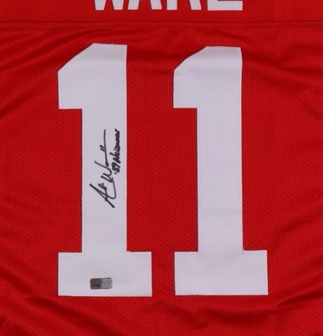 Andre Ware Signed Houston Cougars Jersey Inscribed "'89 Heisman" (TriStar) Q.B.