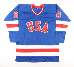 1980 Team USA Miracle on Ice Signed Jersey (Beckett) Autographed by 15 /See List