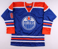 Adam Larsson Signed Oilers Jersey (Beckett) 4th Overall Pick 2011 NHL Draft