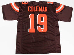 Corey Coleman Signed Browns Jersey (JSA COA) Cleveland's #1 Draft pick 2016