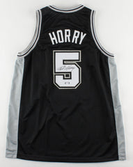 Robert Horry Signed Spurs Jersey (PSA COA) San Antonio 7xNBA Champion / Forward
