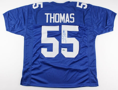 J. T. Thomas Signed New York Giants Jersey (First Class COA) Starting Linebacker