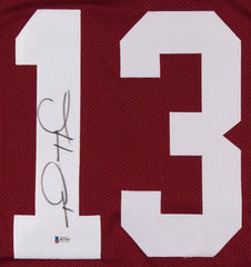 Tua Tagovailoa Signed Alabama Crimson Tide Jersey (Beckett Holo) 2020 #5 Pick QB