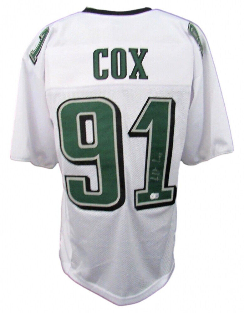 Fletcher Cox Signed Philadelphia Eagle Jersey (Beckett Holo) 4×Pro Bowl / SB LII