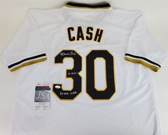 Dave Cash "71 WSC" & "3x All Star" Signed Pittsburgh Pirates Jersey (JSA COA) 2B