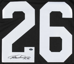 Rod Woodson Signed Pittsburgh Steelers Jersey (Schwartz COA)  HOF Defensive Back