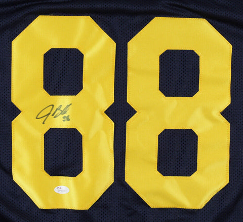 Jake Butt Signed Michigan Wolverines Jersey (JSA COA) Starting Tight End