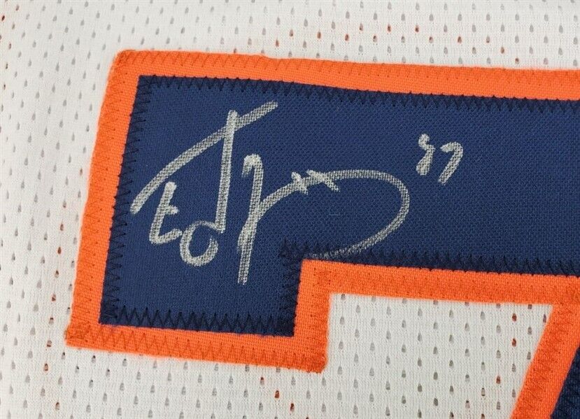 Ed McCaffrey Signed Denver Broncos Orange Home Jersey (JSA COA