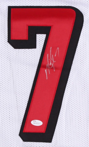 Michael Vick Signed Atlanta Falcons Jersey (JSA COA) 4×Pro Bowl Quarterback