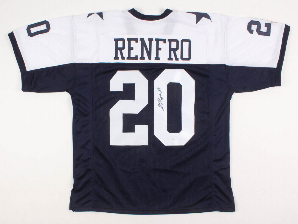 Mel Renfro Signed Dallas Cowboys Jersey (JSA COA) discounted for