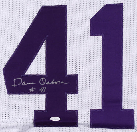 Dave Osborn Signed Vikings Jersey (JSA COA) Minnesota Running Back  1965-1975