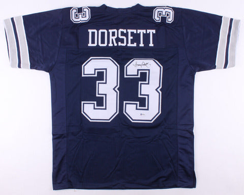 Tony Dorsett Signed Dallas Cowboys Jersey (Beckett) 4×Pro Bowl (1978,1981–1983)