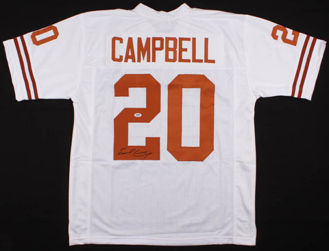 Earl Campbell Signed Texas Longhorns Jersey (PSA COA) Houston Oilers All Pro R.B