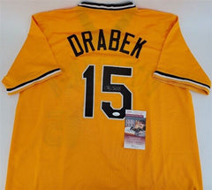 Doug Drabek Signed Pittsburgh Pirates Jersey (JSA COA) 1990 N.L. Cy Young Award