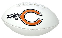 Devin Hester Signed Chicago Bears Logo Football (JSA) NFL All Time Ldng Returner