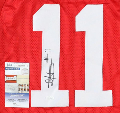 C. J Hicks Signed Ohio State Buckeyes Jersey (JSA COA) 2023 Sophomore Linebacker