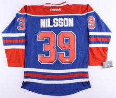 Anders Nilsson Signed Oilers Jersey (PSA COA)
