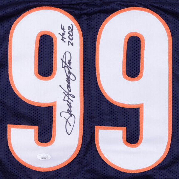 Dan Hampton Signed Jersey Inscribed HOF 2002 (JSA)