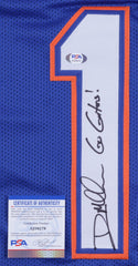 Dan Mullen Signed Jersey Inscribed " Go Gators ! " (PSA COA) Florida Head Coach