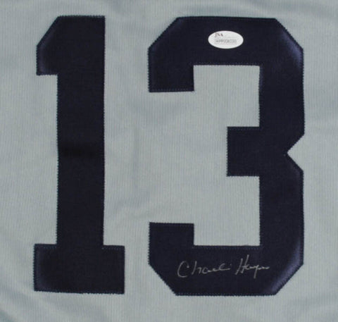 Charlie Hayes Signed Yankee The Catch Jersey JSA COA Last out 1996 World Series