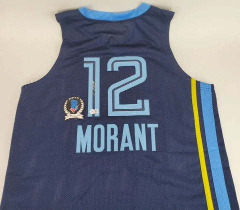 Ja Morant Signed Memphis Grizzlies Jersey (JSA COA) 2020 NBA Rookie of the Year