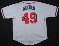 John Rocker Signed Atl. Braves Rockhead Jersey (JSA) Mr. Controversial statement