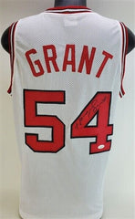 Horace Grant Signed Chicago Bulls Jersey (JSA COA) 4xNBA Champion/ Power Forward