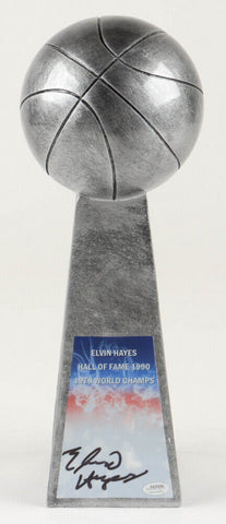 Elvin Hayes Signed Hall of Fame 14” Basketball Championship Trophy (Schwartz)