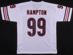 Dan Hampton Signed Bears Jersey Inscribed "HOF 2002"(Beckett COA) 85 Bears D.E