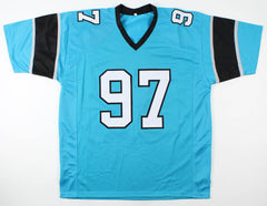 Yetur Gross-Matos Signed Panthers Jersey (Beckett) Carolina 2020 2nd Round Pick