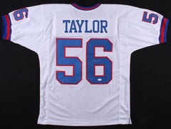 Lawrence Taylor Signed New York Giants Jersey (JSA COA) 2×Super Bowl Champ L.B.