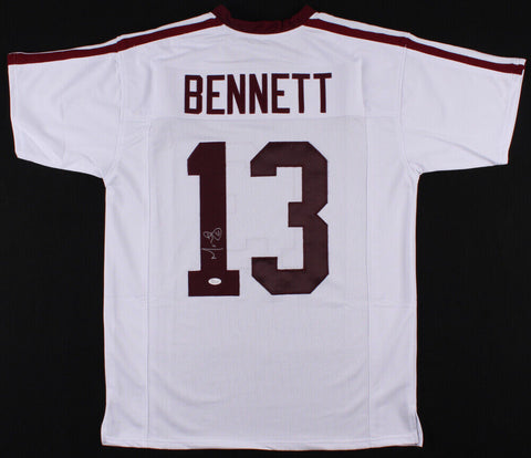 Martellus Bennett Signed Texas A&M Aggies Jersey (JSA COA) Super Bowl LI Champ