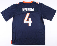 Case Keenum Signed Broncos Custom On Field Style Jersey (JSA COA)Denver  #1 Q.B.